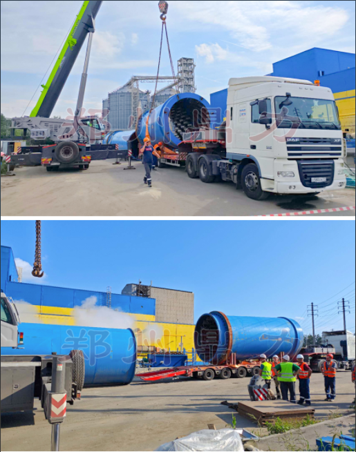 俄羅斯玉米淀粉渣烘干機